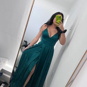 David’s bridal bridesmaid dress in color “gem”